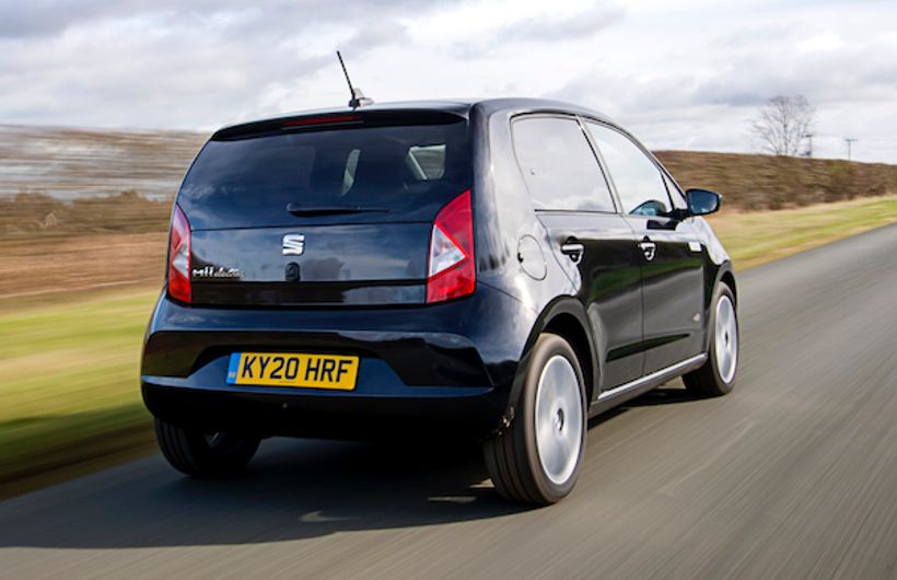 Sear Mii Electric exterior rear driving in country