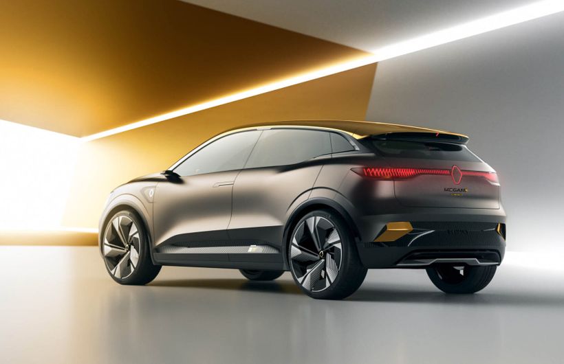 Renault Megane evision electric concept car