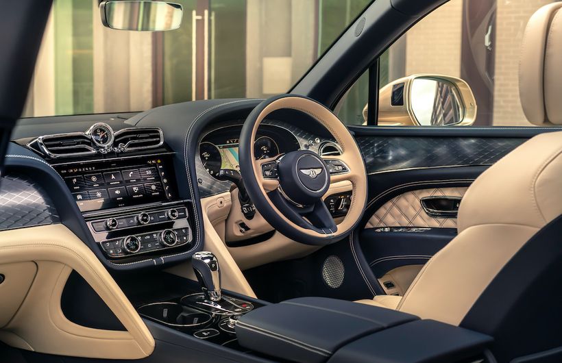 Bentley Bentayga Hybrid interior dashboard