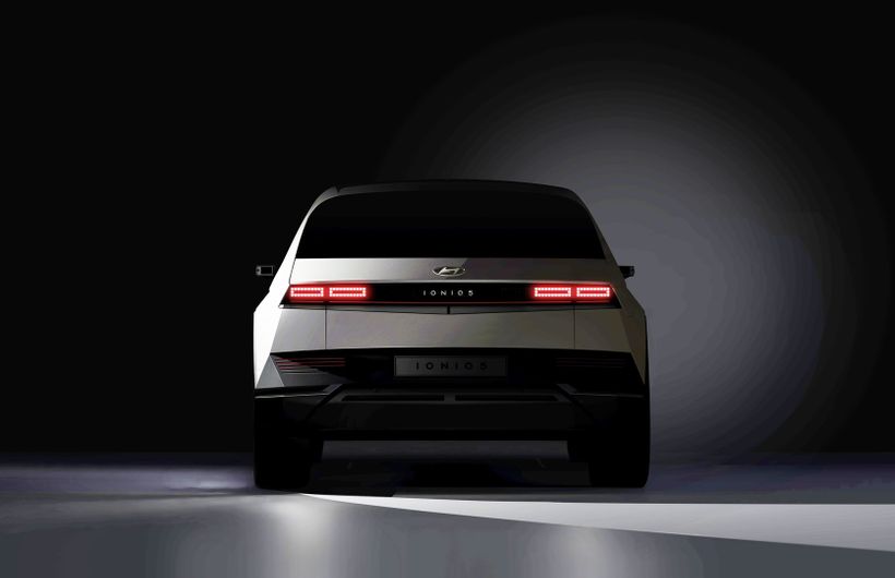 Hyundai Ioniq 5  electric car rear