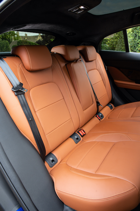 Jaguar I-Pace electric car back seats