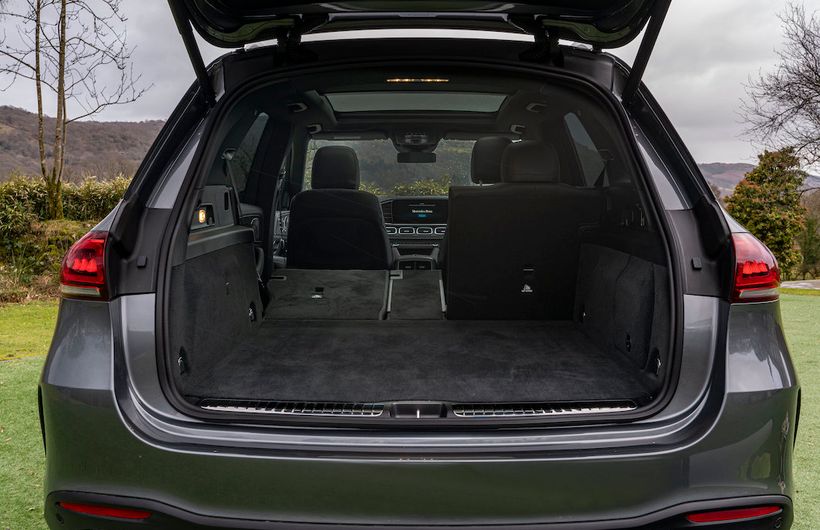 Mercedes-Benz GLE350de4MATIC boot / luggage area, seats folded