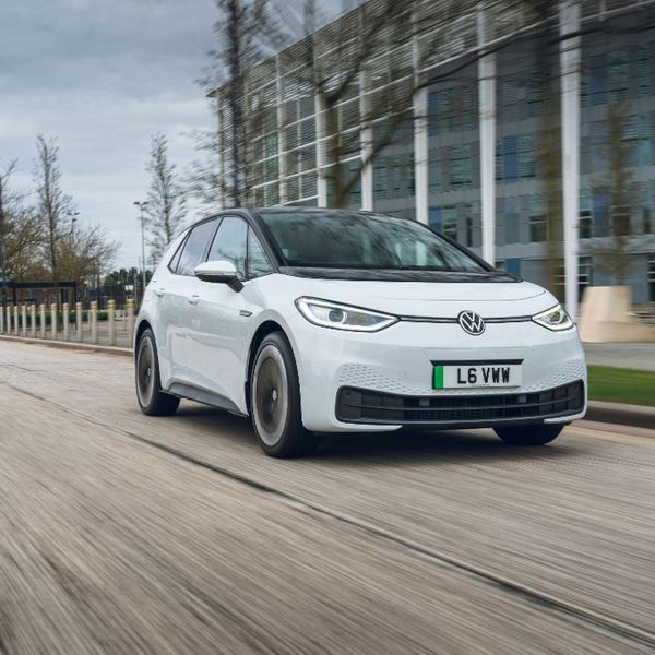 Volkswagen, Volkswagen ID.3, ID3, white, electric VW, VW, VW ID3, front, driving