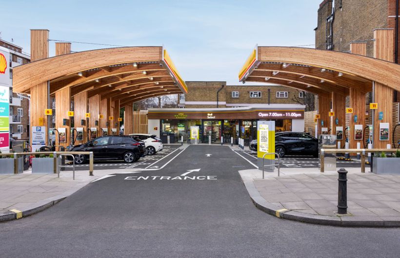 Shell, Shell Recharge, electric car charging, Fulham, 350kW