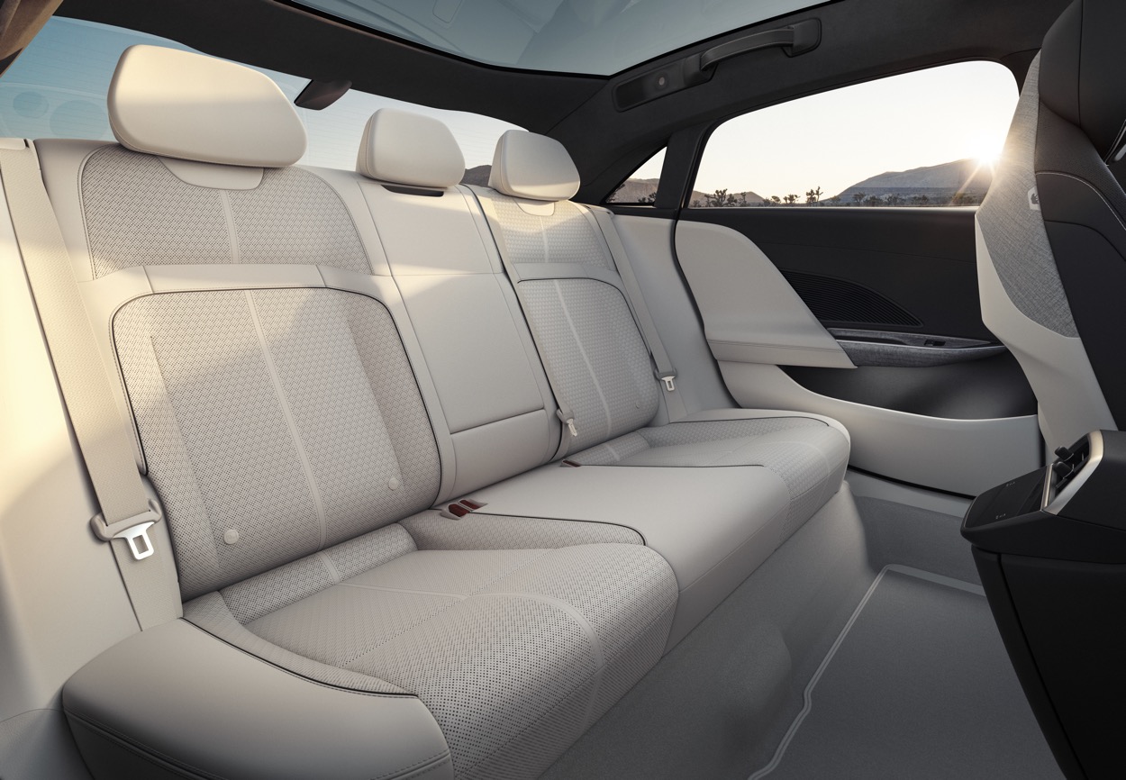 Lucid Air rear seats