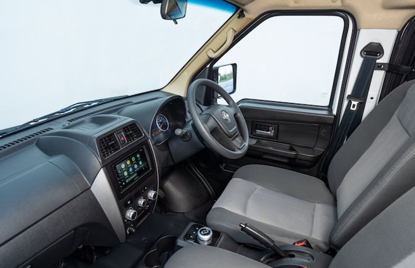 DFSK EC35 electric van, interior