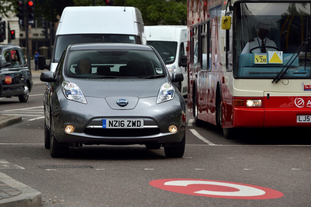 2016 Nissan Leaf in London congestion charge zone