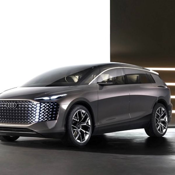 Audi urbansphere concept car, front studio shot