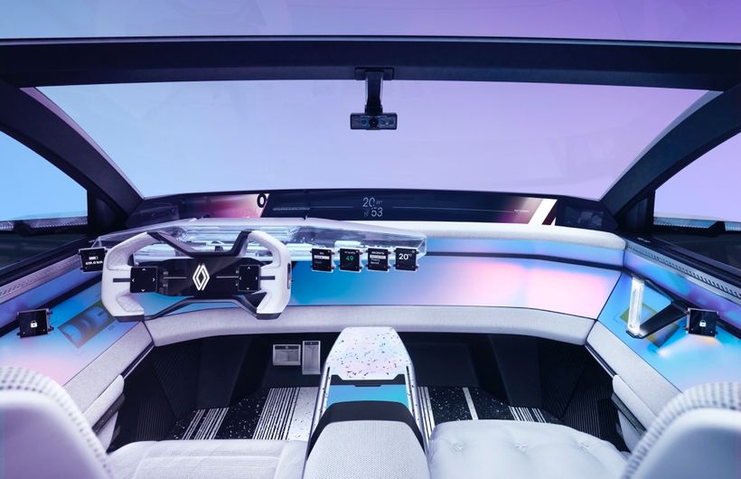 RENAULT SCENIC VISION CONCEPT CAR interior