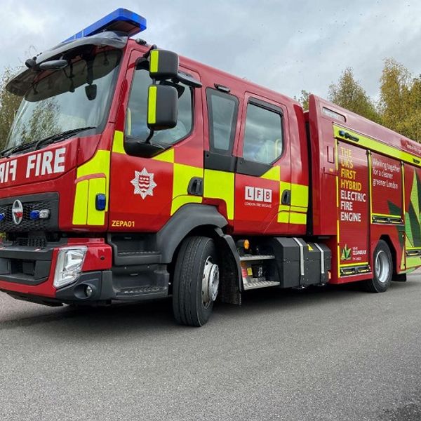 Hybrid Fire engine, Front three angles