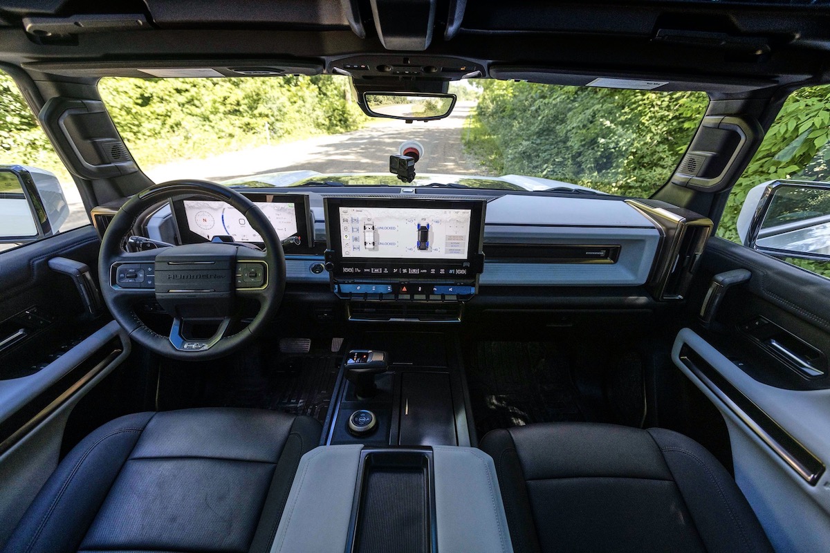GMC Hummer EV, Still shot, Front Interior , Steering wheel