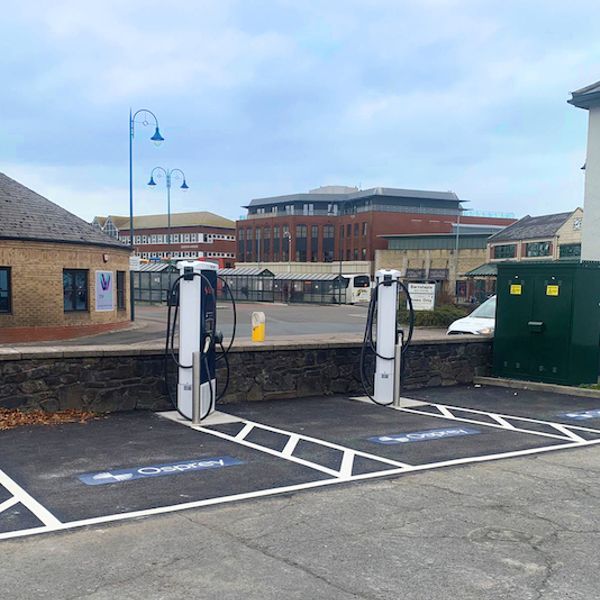 Osprey rapid chargers in Barnstaple, Devon
